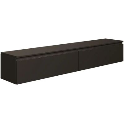 Selsey BEMMI Wandmontierter TV-Schrank - 175cm, Schwarz Selsey BEMMI Wandmontierter TV-Schrank - 175cm, Schwarz