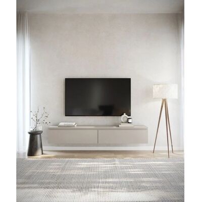 Selsey - BEMMI Wandmontierter TV-Schrank - Greige Selsey - BEMMI Wandmontierter TV-Schrank - Greige