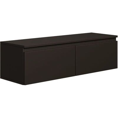 Selsey - bemmi - Meuble TV suspendu - 100 cm - noir - Publicité Selsey - bemmi - Meuble TV suspendu - 100 cm - noir - Publicité