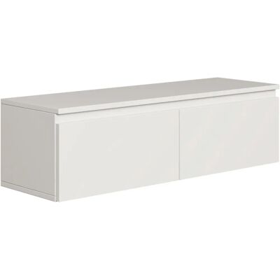 Selsey BEMMI Wisząca szafka RTV - 100 cm, biały Selsey BEMMI Wisząca szafka RTV - 100 cm, biały