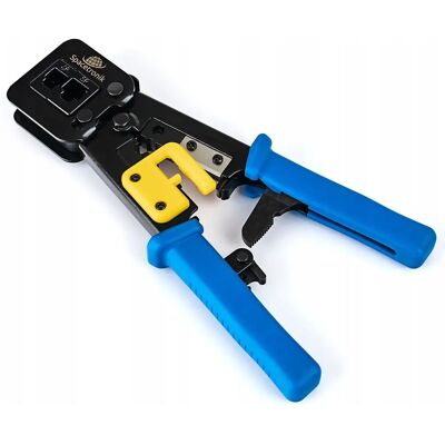 Spacetronik - PT-CT01 - RJ45 RJ11 RJ12 - Narzędzie zaciskowe Spacetronik - PT-CT01 - RJ45 RJ11 RJ12 - Narzędzie zaciskowe
