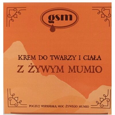 Biogo.pl Mumio krem na twarz i ciało - Naturalna regeneracja 200ml Biogo.pl Mumio krem na twarz i ciało - Naturalna regeneracja 200ml