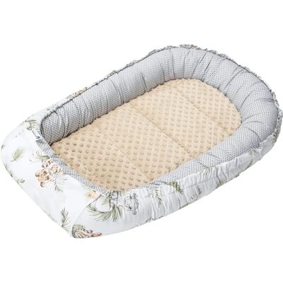 Medi Partners Sacco Nanna per Bambini – Safari + beige Minky crem - Sacco Nanna per Bambini Medi Partners Sacco Nanna per Bambini – Safari + beige Minky crem - Sacco Nanna per Bambini