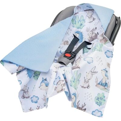 Medi Partners Baby Carrier Wrap - Waffle Hert Egel Mint - 85x85cm Medi Partners Baby Carrier Wrap - Waffle Hert Egel Mint - 85x85cm