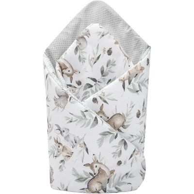 Medi Partners Baby Wrap - Cotone, Grigio, 75x75 - Baby Wrap Medi Partners Baby Wrap - Cotone, Grigio, 75x75 - Baby Wrap