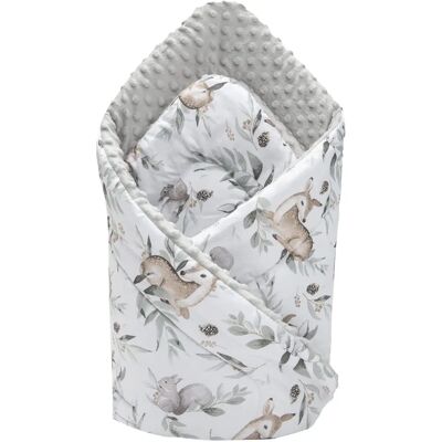 Medi Partners Dubbellaagse Baby Wrap Katoen + Minky - Baby Wrap Medi Partners Dubbellaagse Baby Wrap Katoen + Minky - Baby Wrap