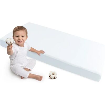 Sábana ajustada para cuna Medi Partners 120x60 algodón blanco Sábana ajustada para cuna Medi Partners 120x60 algodón blanco