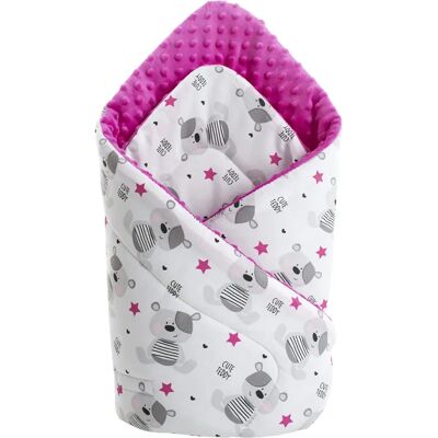 Medi Partners Dubbelzijdige Baby Wrap - Katoen Minky 75x75 - Baby Wrap Medi Partners Dubbelzijdige Baby Wrap - Katoen Minky 75x75 - Baby Wrap