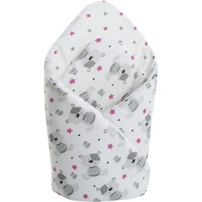 Medi Partners - Double-Sided Cotton Baby Wrap - Grigio Medi Partners - Double-Sided Cotton Baby Wrap - Grigio