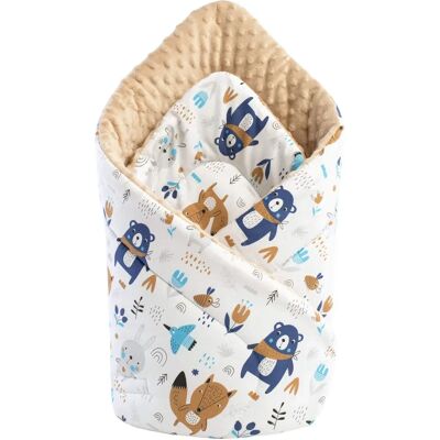 Medi Partners Baby Wrap - Baumwolle & Minky - 75x75 - Baby Wrap Medi Partners Baby Wrap - Baumwolle & Minky - 75x75 - Baby Wrap