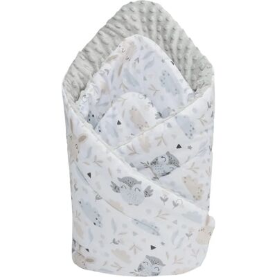 Medi Partners Baby Wrap - 75x75 Katoen & Minky - Baby Wrap Medi Partners Baby Wrap - 75x75 Katoen & Minky - Baby Wrap