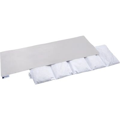 Medi Partners Thermophor con semi di ciliegia grande 20x60 - 5 scomparti - Grigio - Termoforo Medi Partners Thermophor con semi di ciliegia grande 20x60 - 5 scomparti - Grigio - Termoforo