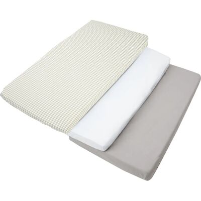 Medi Partners Baby Bettwäsche-Set - Baumwoll-Spannbettlaken 60x120cm Medi Partners Baby Bettwäsche-Set - Baumwoll-Spannbettlaken 60x120cm