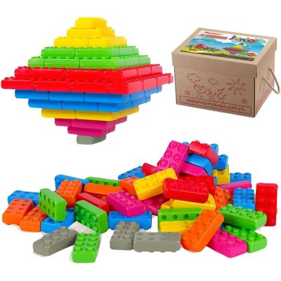 Marioinex Bausteine für Kinder - 140 Stück - Kreatives Bau-Spielzeug Marioinex Bausteine für Kinder - 140 Stück - Kreatives Bau-Spielzeug