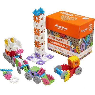Marioinex Mini Waffle Constructor - 300 Piezas - Seguro & Creativo Marioinex Mini Waffle Constructor - 300 Piezas - Seguro & Creativo