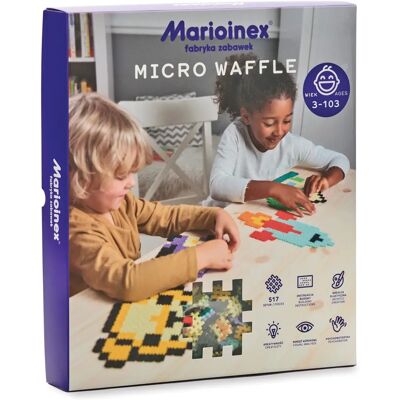 Marioinex Model 817el, 517 Mikro Waffle Klocki - Zabawka edukacyjna Marioinex Model 817el, 517 Mikro Waffle Klocki - Zabawka edukacyjna