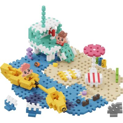 Marioinex Mini Waffle City Klocki Mini Waffle 148 elementów Plaża - Klocki konstrukcyjne Marioinex Mini Waffle City Klocki Mini Waffle 148 elementów Plaża - Klocki konstrukcyjne