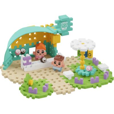 Marioinex Mini Waffle City Klocki - Zestaw kreatywnych klocków dla dzieci 5+ Marioinex Mini Waffle City Klocki - Zestaw kreatywnych klocków dla dzieci 5+