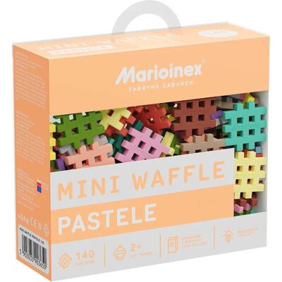 Marioinex Mini Wafelki - Pastelowe Klocki Budowlane - 140 szt Marioinex Mini Wafelki - Pastelowe Klocki Budowlane - 140 szt