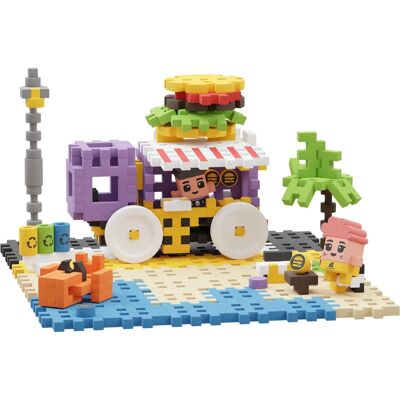 Marioinex - Mini Waffle City - Food Truck - Juguete de construcción Marioinex - Mini Waffle City - Food Truck - Juguete de construcción