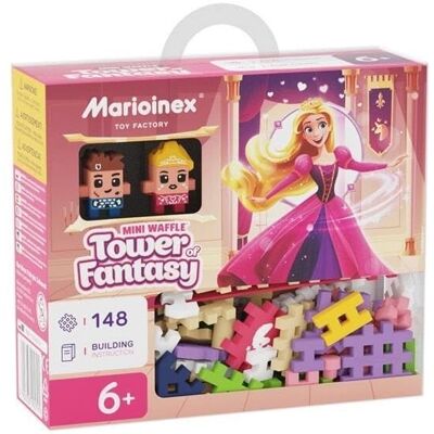 Marioinex Mini Waffle 148 elementów Wieża Fantazji - Klocki Marioinex Mini Waffle 148 elementów Wieża Fantazji - Klocki