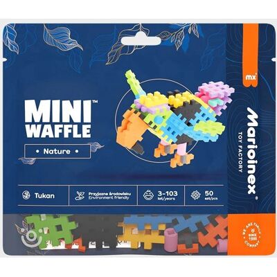 Marioinex Mini Waffle Natur - Toucan 50 Stück - Mini Waffle Marioinex Mini Waffle Natur - Toucan 50 Stück - Mini Waffle