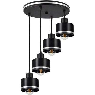 Candellux Lighting - WAMA 34-00491 - Czarny/Chrom - Lampa wisząca Candellux Lighting - WAMA 34-00491 - Czarny/Chrom - Lampa wisząca