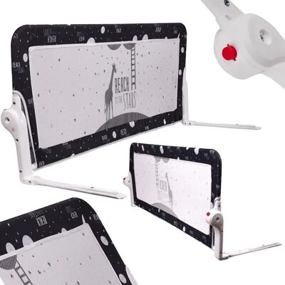 Pricenet Sicherheitsgitter für Bett 150cm Schwarz Pricenet Sicherheitsgitter für Bett 150cm Schwarz
