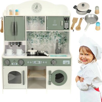 Pricenet LULILO Saliko Kinderküche mit Espressomaschine Pricenet LULILO Saliko Kinderküche mit Espressomaschine
