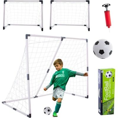Pricenet Børne Fodboldmål - 2-i-1 143x110x70cm Pricenet Børne Fodboldmål - 2-i-1 143x110x70cm