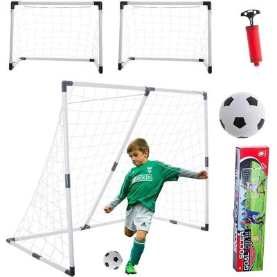 Pricenet Bramki do piłki nożnej dla dzieci - 2 w 1, 185x120x70cm - Bramki do piłki nożnej Pricenet Bramki do piłki nożnej dla dzieci - 2 w 1, 185x120x70cm - Bramki do piłki nożnej