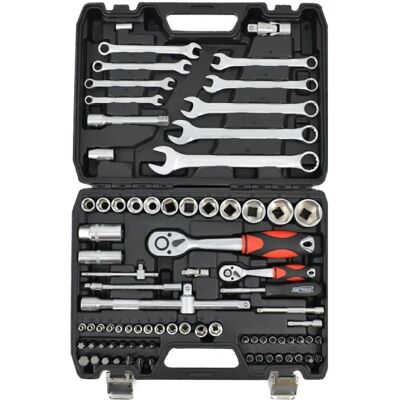 AWTOOLS 82-teiliger Werkzeugsatz - Ratschen-Schlüssel AWTOOLS 82-teiliger Werkzeugsatz - Ratschen-Schlüssel