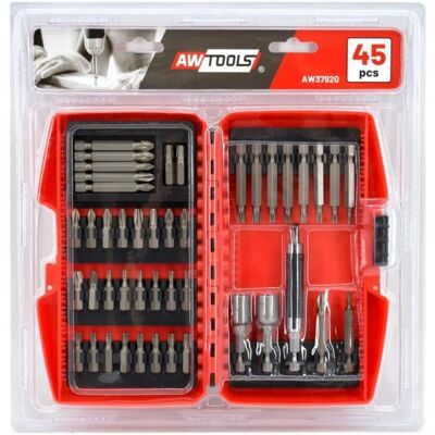 AW-Tools AWTOOLS Satz mit Twist Bits - 45 Stück. AW-Tools AWTOOLS Satz mit Twist Bits - 45 Stück.