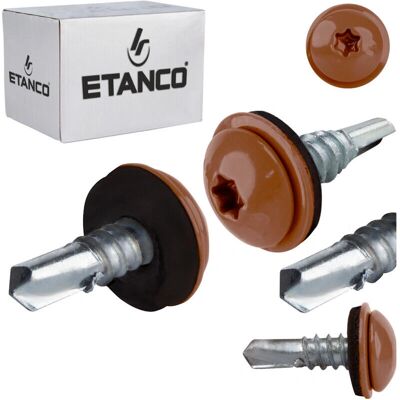 Etanco - GT 5 PH Z14 - Rozmiar 5,5x19mm - Kolor RAL 8004 - Wkręt samowiercący Etanco - GT 5 PH Z14 - Rozmiar 5,5x19mm - Kolor RAL 8004 - Wkręt samowiercący