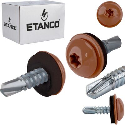 Etanco - GT 3 PH Z14 - 4,8x19 mm - RAL 8004 - Śruba Etanco - GT 3 PH Z14 - 4,8x19 mm - RAL 8004 - Śruba