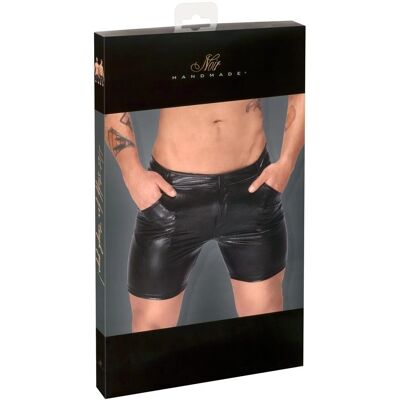 Pantalones cortos Noir con aspecto de serpiente - L - Shorts Pantalones cortos Noir con aspecto de serpiente - L - Shorts