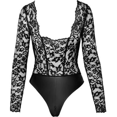 Noir XL Body - Dentelle Powerwetlook Bodysuit Noir XL Body - Dentelle Powerwetlook Bodysuit
