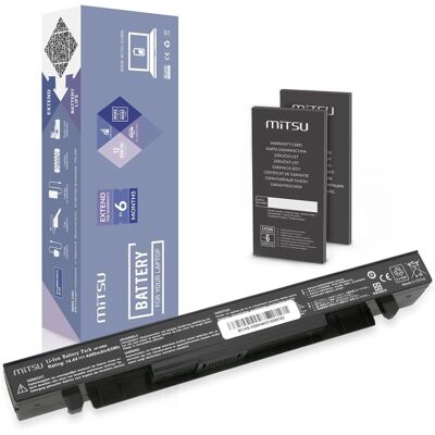 Mitsu Asus X550 Akku - 4400mAh, 14,8V, Lithium-Ion Mitsu Asus X550 Akku - 4400mAh, 14,8V, Lithium-Ion