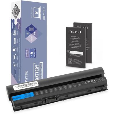 Batería Mitsu E6220 - 6600mAh, 73Wh, para Dell E6220 Batería Mitsu E6220 - 6600mAh, 73Wh, para Dell E6220