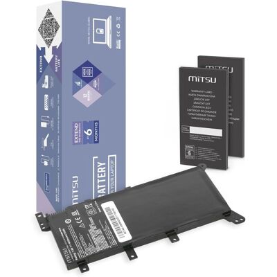 Baterie Mitsu Asus A555 - 5000mAh, 38Wh, Černá - Notebooková Baterie Baterie Mitsu Asus A555 - 5000mAh, 38Wh, Černá - Notebooková Baterie