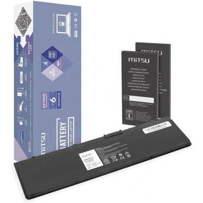 Mitsu 5200mAh Laptop Akku - Für Dell E7240/E7250 Mitsu 5200mAh Laptop Akku - Für Dell E7240/E7250