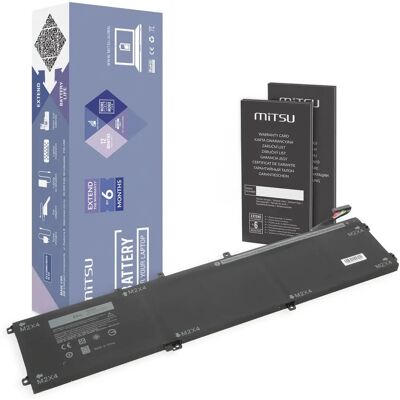 Mitsu - XPS 15 9550 - 7260 mAh - 84 Wh - Bateria Mitsu - XPS 15 9550 - 7260 mAh - 84 Wh - Bateria