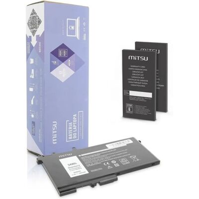 Mitsu Akku BC/De-E5580 - Laptop Akku - Schwarz - 3000 mAh Mitsu Akku BC/De-E5580 - Laptop Akku - Schwarz - 3000 mAh