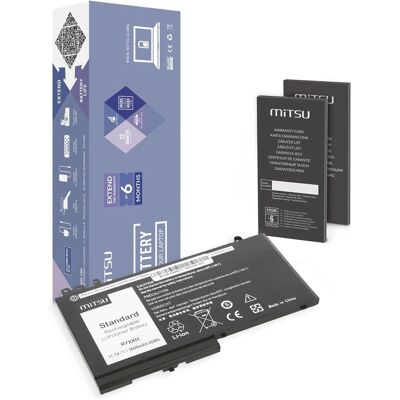 Batteria Mitsu per Dell Latitude E5450, E5550 - 3400mAh 11.1V Batteria Mitsu per Dell Latitude E5450, E5550 - 3400mAh 11.1V