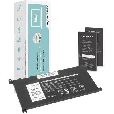 Movano Dell Vostro Inspiron Akku - 3600mAh Movano Dell Vostro Inspiron Akku - 3600mAh