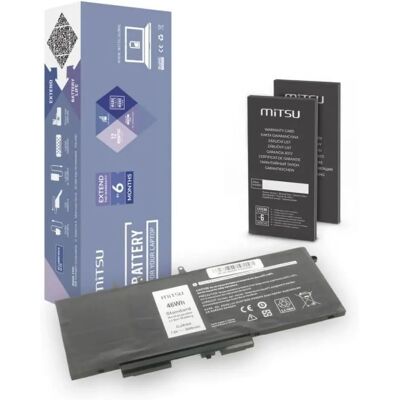 Mitsu Dell Latitude 5490 5590 Akku - 6000mAh 46Wh Schwarz Mitsu Dell Latitude 5490 5590 Akku - 6000mAh 46Wh Schwarz