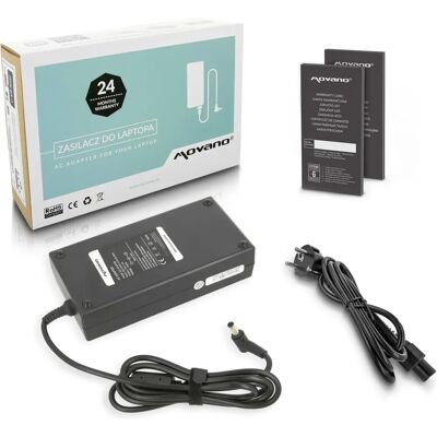 Movano 20V 9A 6.0X3.7 Mm 180W - Laturi Asusille Movano 20V 9A 6.0X3.7 Mm 180W - Laturi Asusille