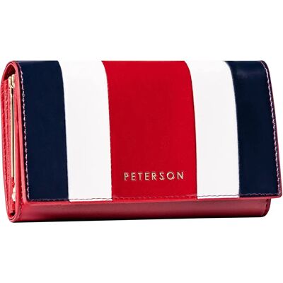 Portefeuille en Cuir Peterson - Système RFID - 5 Compartiments pour Cartes - Porte-monnaie - Publicité Portefeuille en Cuir Peterson - Système RFID - 5 Compartiments pour Cartes - Porte-monnaie - Publicité
