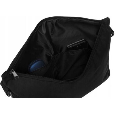 Sac Messenger Étanche Grande Capacité Peterson - Noir et Gris - Publicité Sac Messenger Étanche Grande Capacité Peterson - Noir et Gris - Publicité