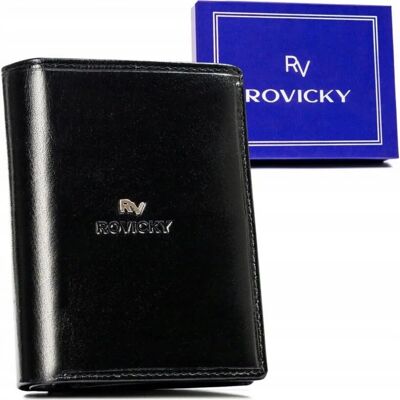Rovicky Portfele Rv-75699-bca - RFID Bezpieczny Skórzany Portfel Rovicky Portfele Rv-75699-bca - RFID Bezpieczny Skórzany Portfel